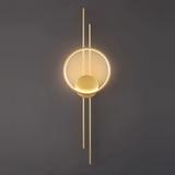 VÄGGLAMPA LED APP1781-W BORSTAD GULD