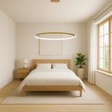 HÄNGENDE LED-TAKLAMPA LHJ006-CP 100 cm BORSTAD GULD