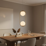 HÄNGENDE TAKLAMPA G134-2CP GULD