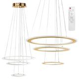 TAKLAMPA HÄNGENDE LED G041-3CP Borstad Guld