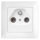 RTV-SAT Antenos Lizdas su Rėmeliu OSTE JNH011-A WHITE