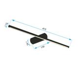 VÄGGARMATUR FÖR BADRUM LED 40CM APP1344-W GULD