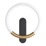 VÄGGLAMPA LED LHJ068-W Svart / Borstad Guld