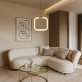 HÄNGANDE LED-TAKLAMPA LHJ057-CP1 BORSTAT GULD