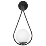 Vägglampa G093-1W Svart Vit