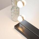Spegel LED Hollywood Svart 80x60