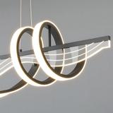Hängande LED-lampa LHJ041-CP 100 cm SVART