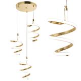 HÄNGLAMPA LED G075-3CPR Guld