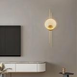 VÄGGLAMPA LED APP1781-W BORSTAD GULD