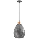 Retro glastaklampa APP897-1CP svart