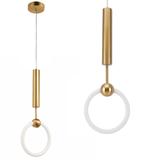 HÄNGLAMPA LED LHJ059-1CP Borstad Guld