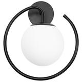 VÄGGLAMPA VÄGGLYKTA APP1152-1W Svart