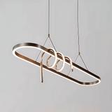 Hängande LED-lampa LHJ040-CP 120 cm SVART