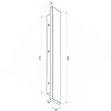 Facade LED wall lamp JNH035-G 60 Black