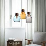 Glas taklampa APP433-1CP Blå