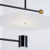 LED taklampa APP589-1CP svart