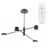 Modern taklampa med 4 armar APP596-4C med fjärrkontroll
