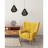 TAKPLAN GEOMETRISK TAKLAMPA TRIANGEL APP252-1CP SVART