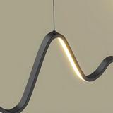 Hängande LED-lampa LHJ033-CP 120 cm SVART