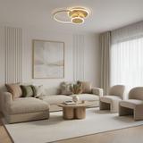 Taklampa APP1711-C LED-plafond Borstad Guld + fjärrkontroll