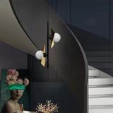 HÄNGENDE TAKLAMPA APP1410-CP SVART/GULD