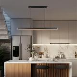 Hängande LED-taklampa APP1448-CP Svart 100 cm