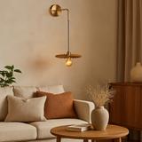 VÄGGLAMPA VÄGGLAMPA APP1356-1W Antik Guld 30 cm