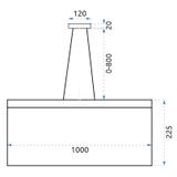 Hänglampa Glamour LED Chain APP891-CP