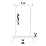HÄNGANDE LED-LAMPA TRÄ APP1530-CP