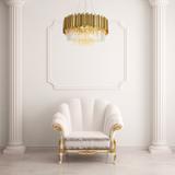 Kristalltaklampa APP601-C Guld