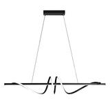 Lampa HÄNGANDE LED LHJ023-CP 120 cm SVART