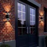 Halvrund Fasadlampa FSBD014A Svart