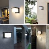 Fasadbelysning vägglampa RSL014-1W Svart