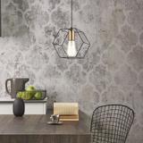 Hängande lampa APP1131-1CP svart-guld
