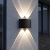 Fassadenleuchte Wandleuchte LED JNH039-4G Black