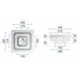 Kristalltaklampa Plafond LED 24W APP410-C Neutral