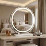 Spegel LED MAKE-UP Vit 50 cm