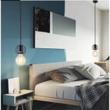 Hängande taklampa i loftstil APP595-1CP Svart