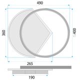 Taklampa LHJ077-C 50 CM LED