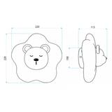VÄGGLAMPA LED G181-W VIT NALLE