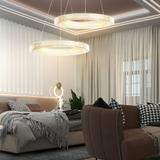 HÄNGLAMPA LED MS002-CP Roséguld 60 cm