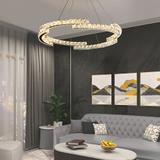 HÄNGANDE LED TAKLAMPA APP1770-CP KROM 60 cm