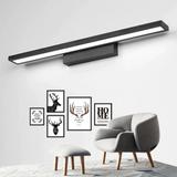 BADRUMSVÄGGLAMPA LED 60 CM APP840-1W FLAT BLACK