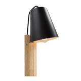 VÄGGLAMPA LOFT APP1279-1W SVART