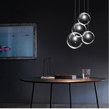 Glaspendellampa Lassi 25 cm APP307-1CP Svart