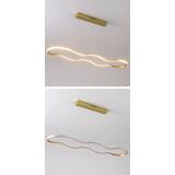 TAKLAMPA HÄNGANDE LED LHJ027-CP 100cm Guld