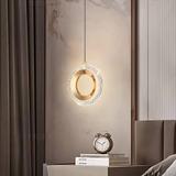 LAMPA HÄNGANDE KRISTALL LED G119-1CP Guld