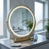 Spegel LED MAKE-UP L.Gold 50 cm