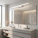 Badrum vägg LED-lampa APP1871-1W 80cm CHROME