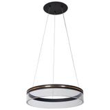 Hängande LED-lampa APP1191-CP 40 cm Svart